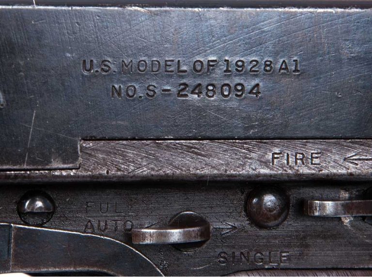Thompson 1928a1 Serial