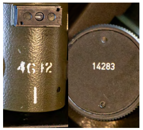 Forensic markings and validation details